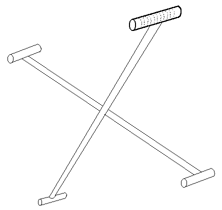 Loop antenna frame